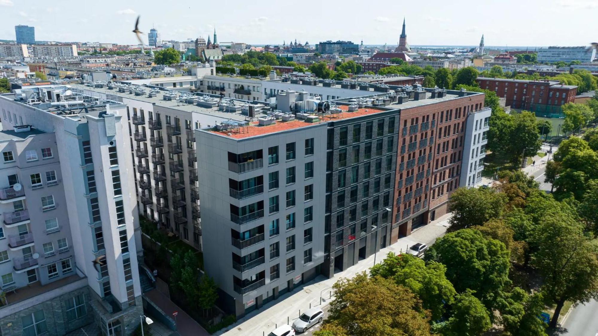 Lm Apartamenty Narutowicza Kamienica Nova 2-3 什切青 外观 照片